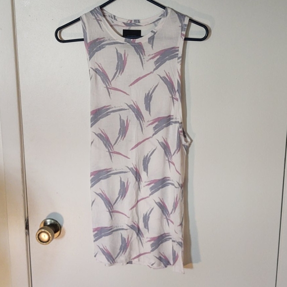 Saints and Mortals White High Neck Tank - Picture 1 of 3